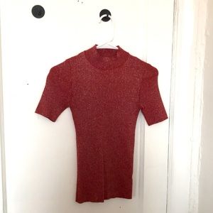 Cute subtle silvery top for sale!